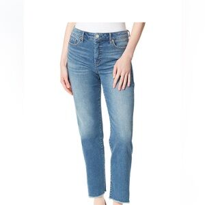 Jessica Simpson Womens Spotlight High Rise Slim Straight Ankle Standard